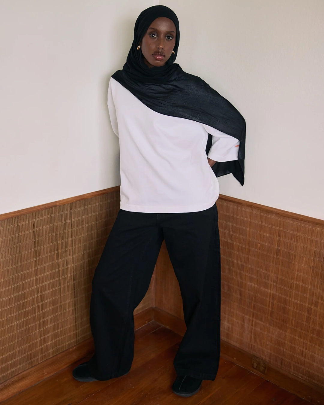 Wide Tee - White by Checks Downtown - view 3