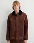 Craft Jacket - Brown Denim by Kowtow