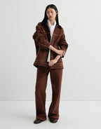 Craft Jacket - Brown Denim by Kowtow - view 10
