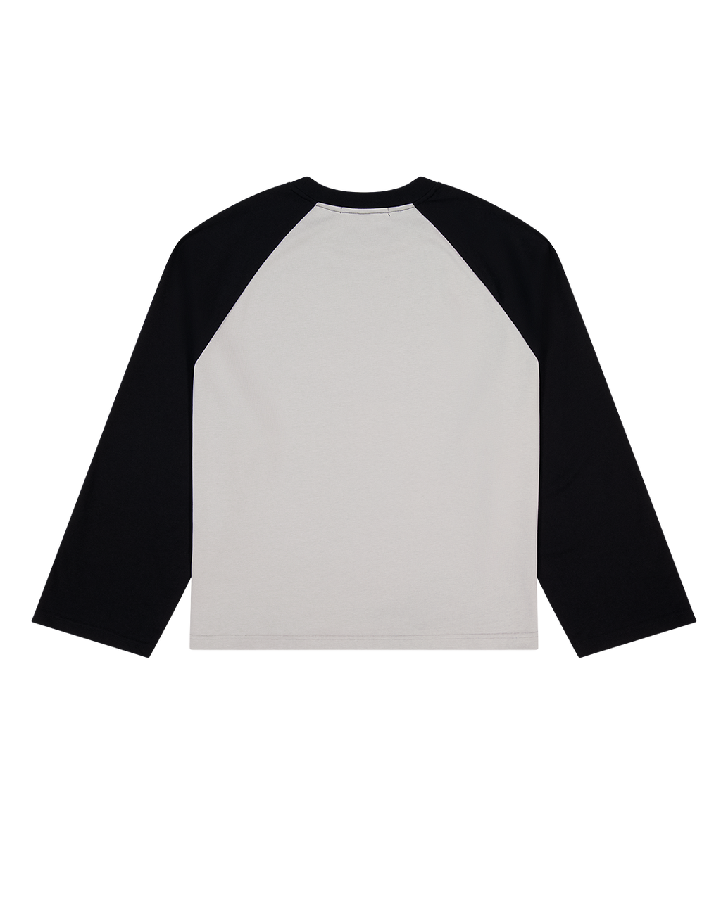 Crew Raglan - Ash/Black - Checks Downtown