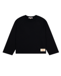 Crew Raglan - Black/Black - Checks Downtown