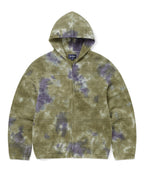 Crochet Knit Zip Hoodie - Olive Green - thisisneverthat