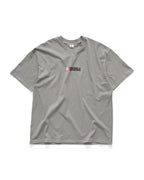 Cube Mid Block Short Sleeve T-Shirt - Ice Grey - S-Double