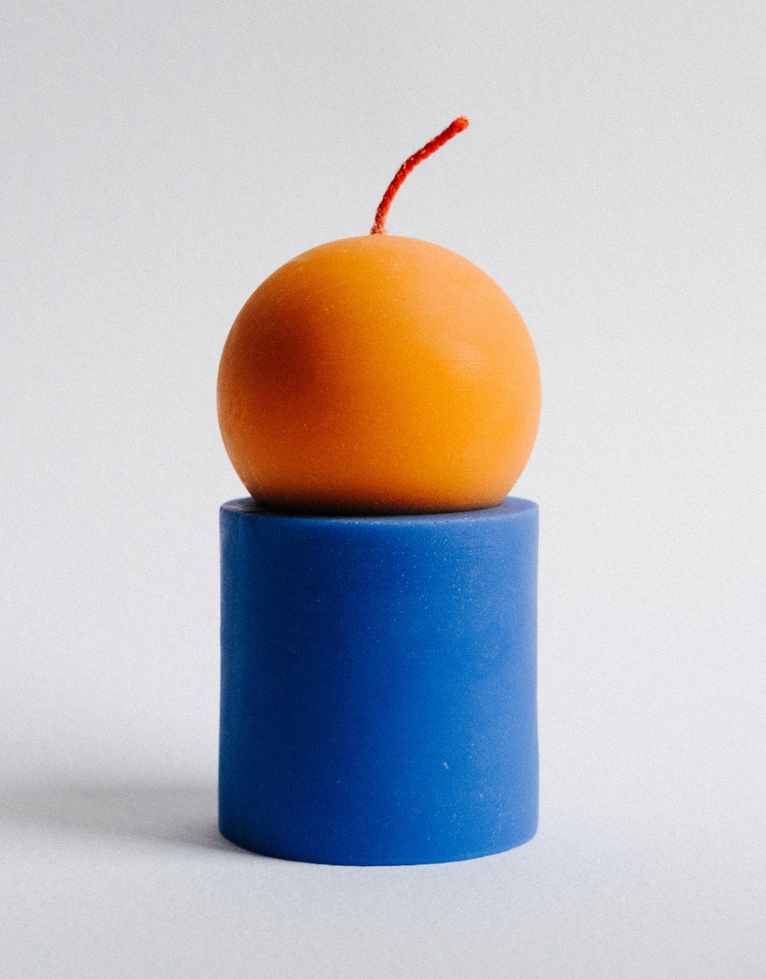 Lulu Candle - Orange Blue