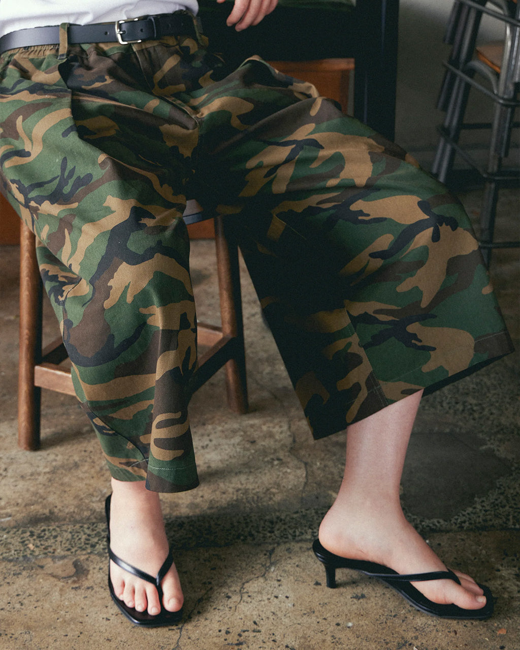 Hakama Shorts V2 - Woodland Camo by Checks Downtown - view 3
