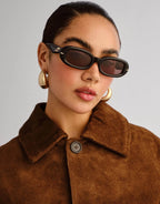 Numero Siete Sunglasses - Obsidian Black by Le Specs Luxe