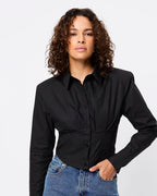 Darcy Shirt - Black - Mossman