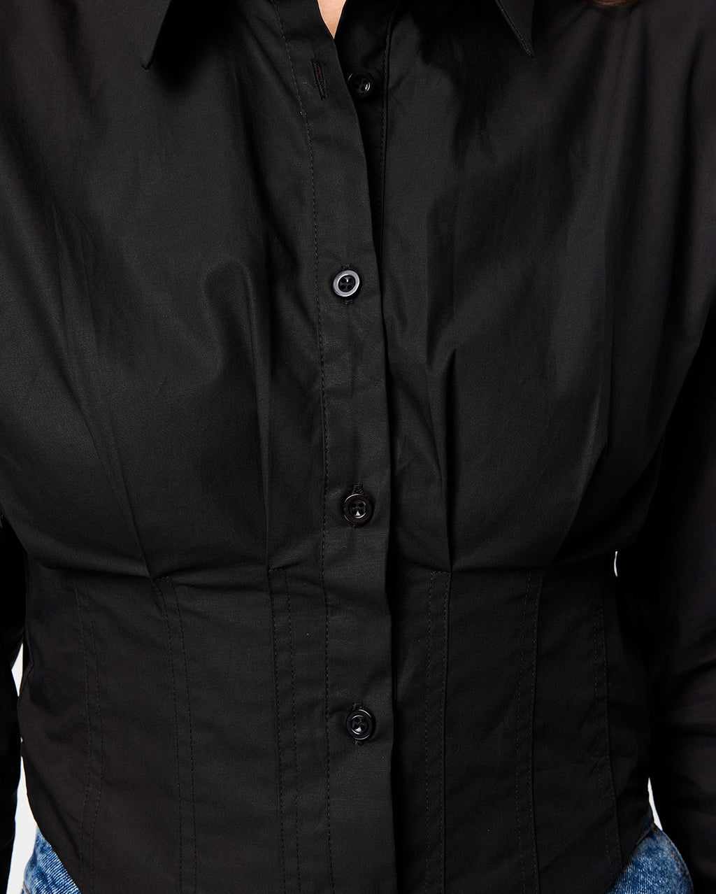 Darcy Shirt - Black - Mossman