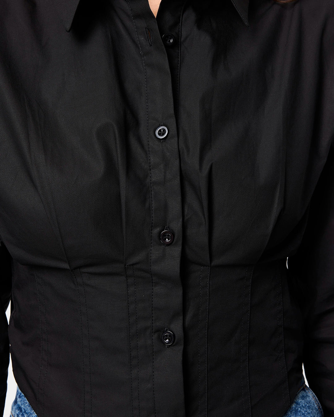 Darcy Shirt - Black - Mossman