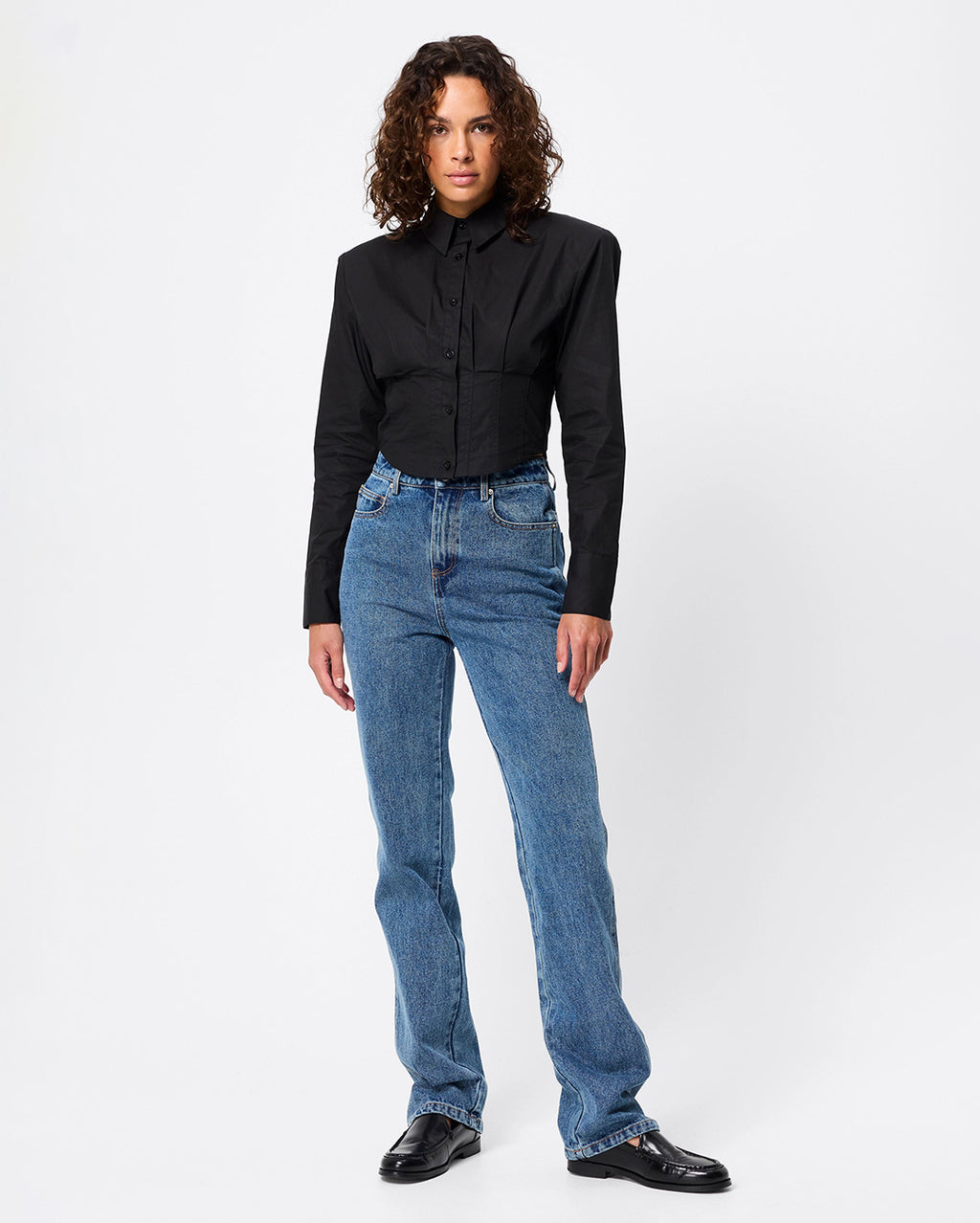 Darcy Shirt - Black - Mossman