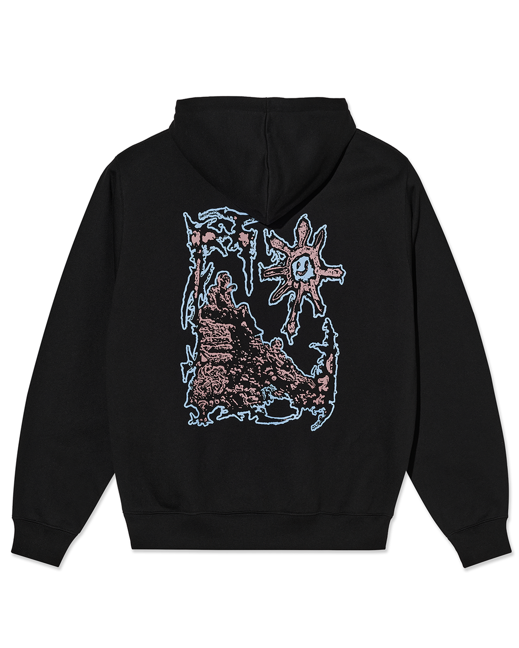 Dave Hoodie Lovely Day - Black - Polar Skate Co
