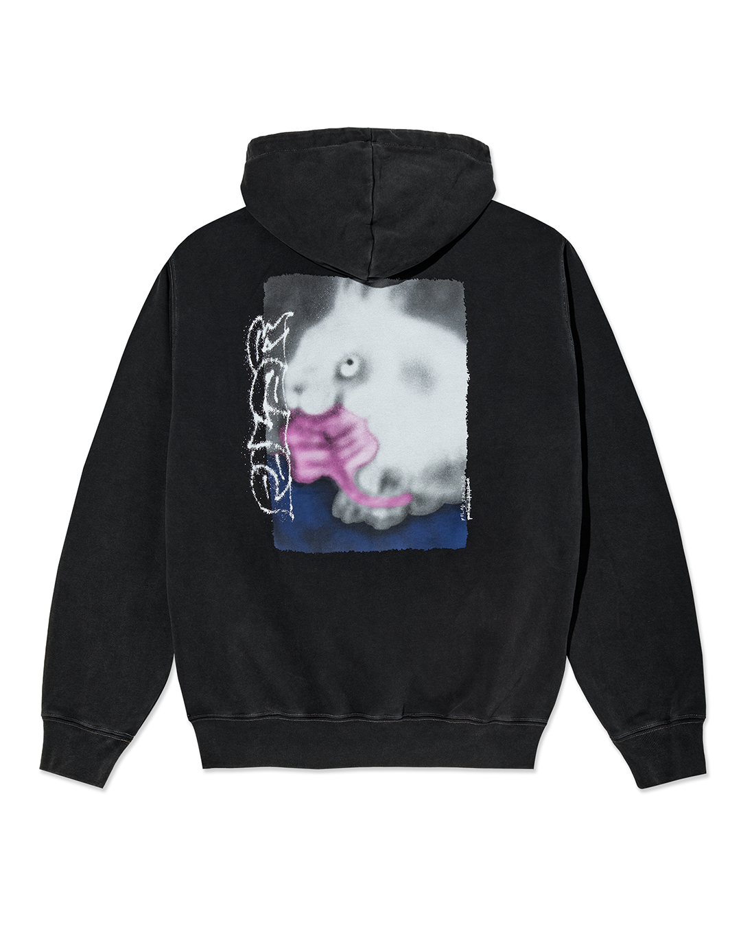 Dave Hoodie Rabbit - Silver Black 2