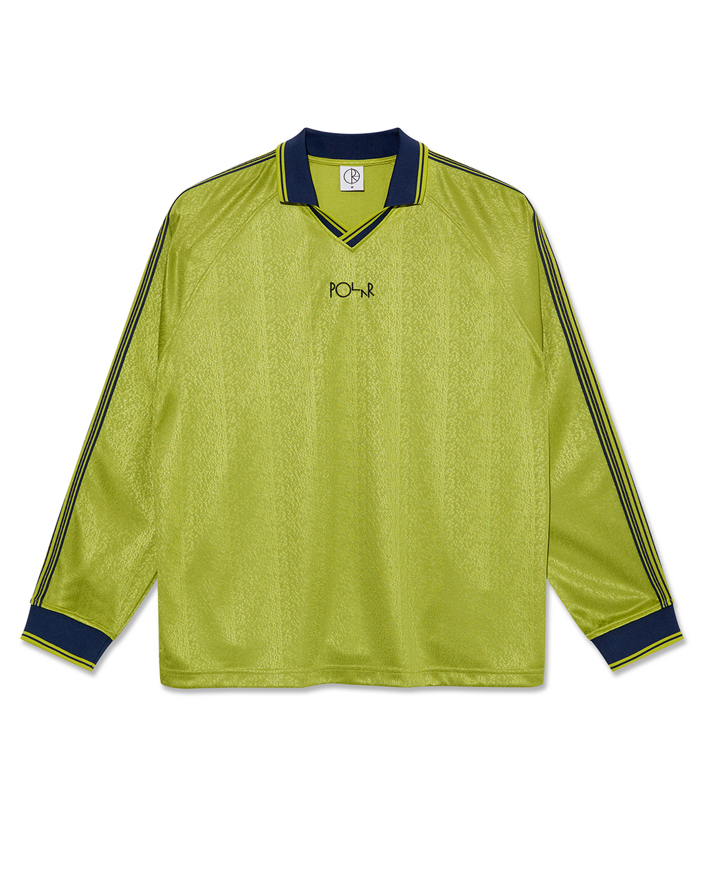 Davie Long Sleeve Shirt - Peridot/Dark Blue - Polar Skate Co