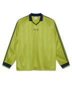Davie Long Sleeve Shirt - Peridot/Dark Blue - Polar Skate Co