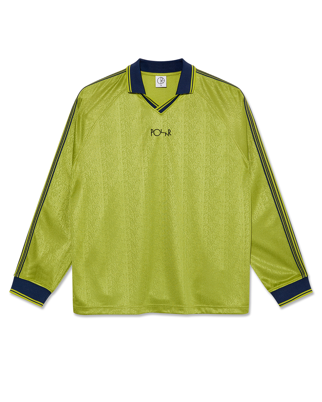 Davie Long Sleeve Shirt - Peridot/Dark Blue - Polar Skate Co
