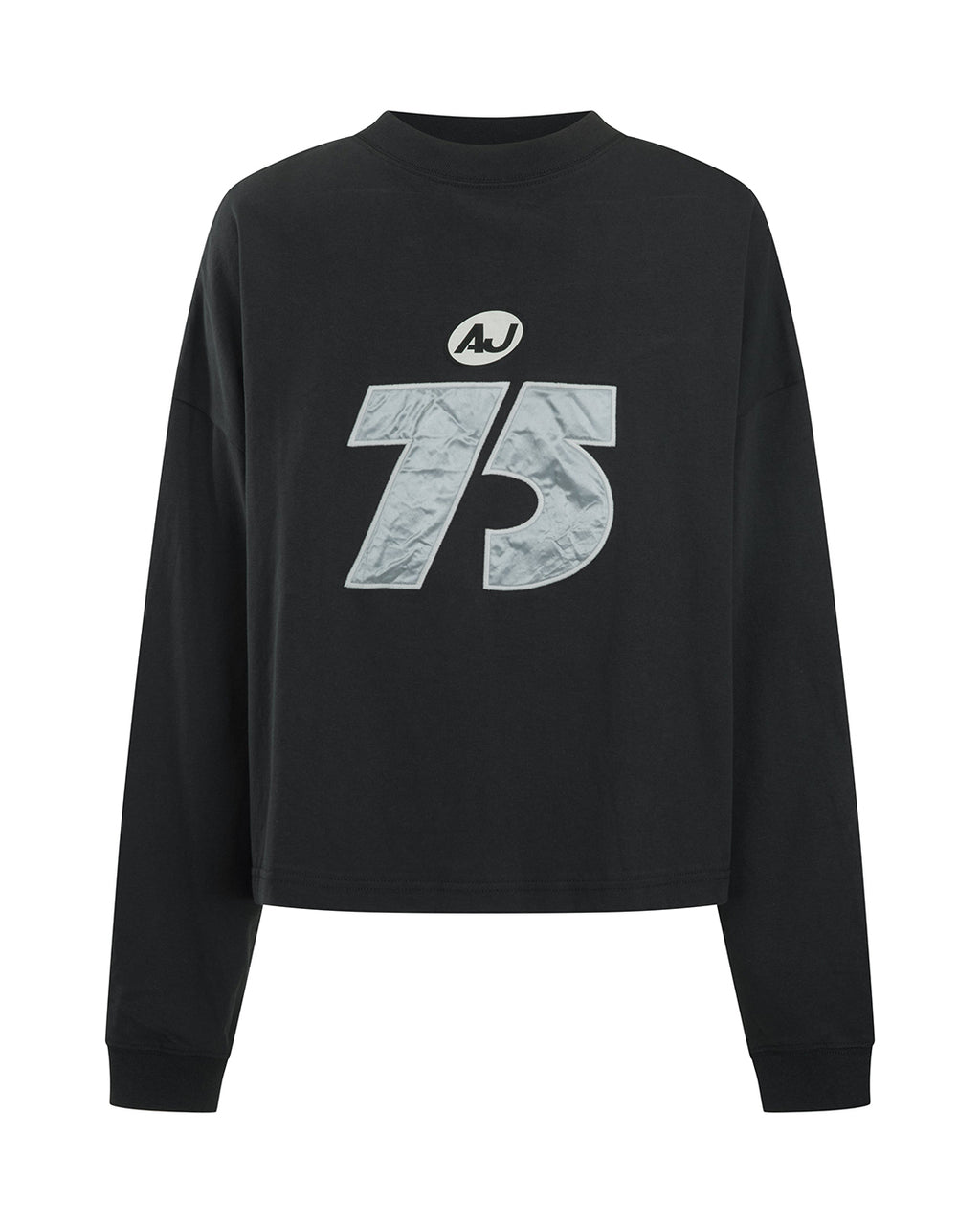 Daytona Long Sleeve Top - Washed Black - Araminta James