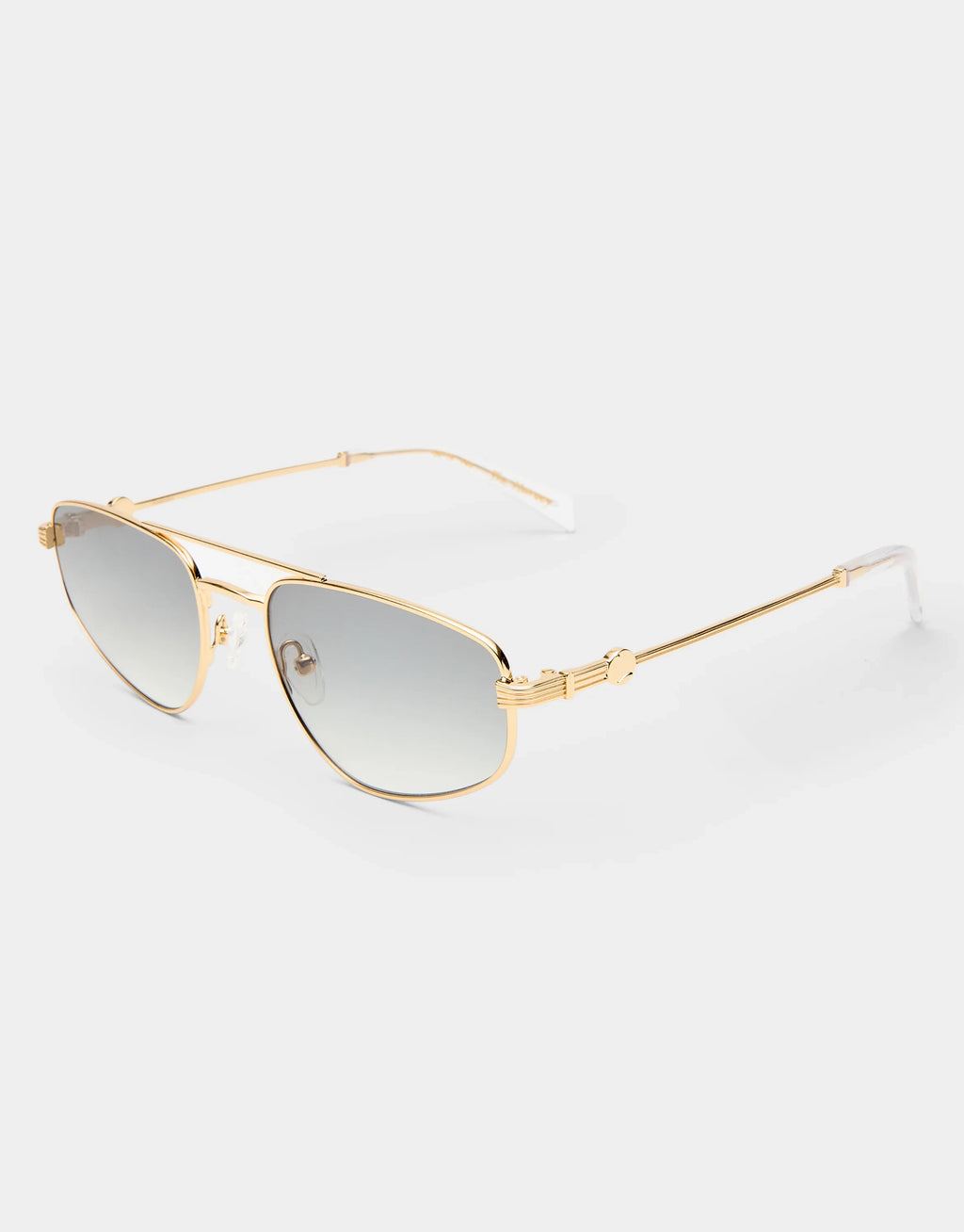 The Harvey Sunglasses - Gold Smoke