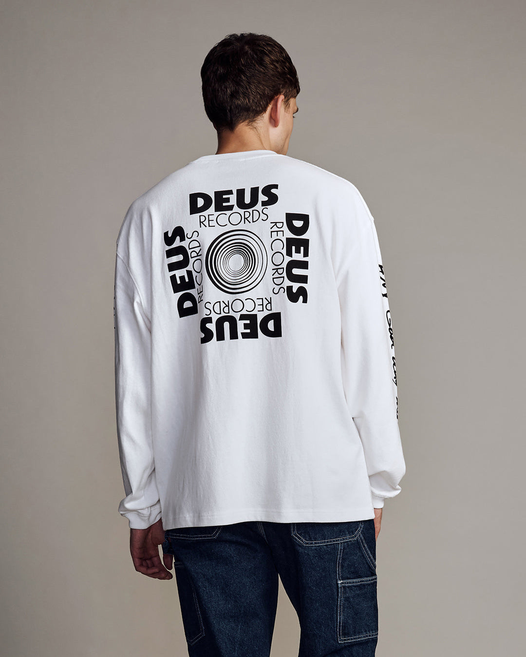 Defacto Ls Tee - Vintage White - Deus Ex Machina