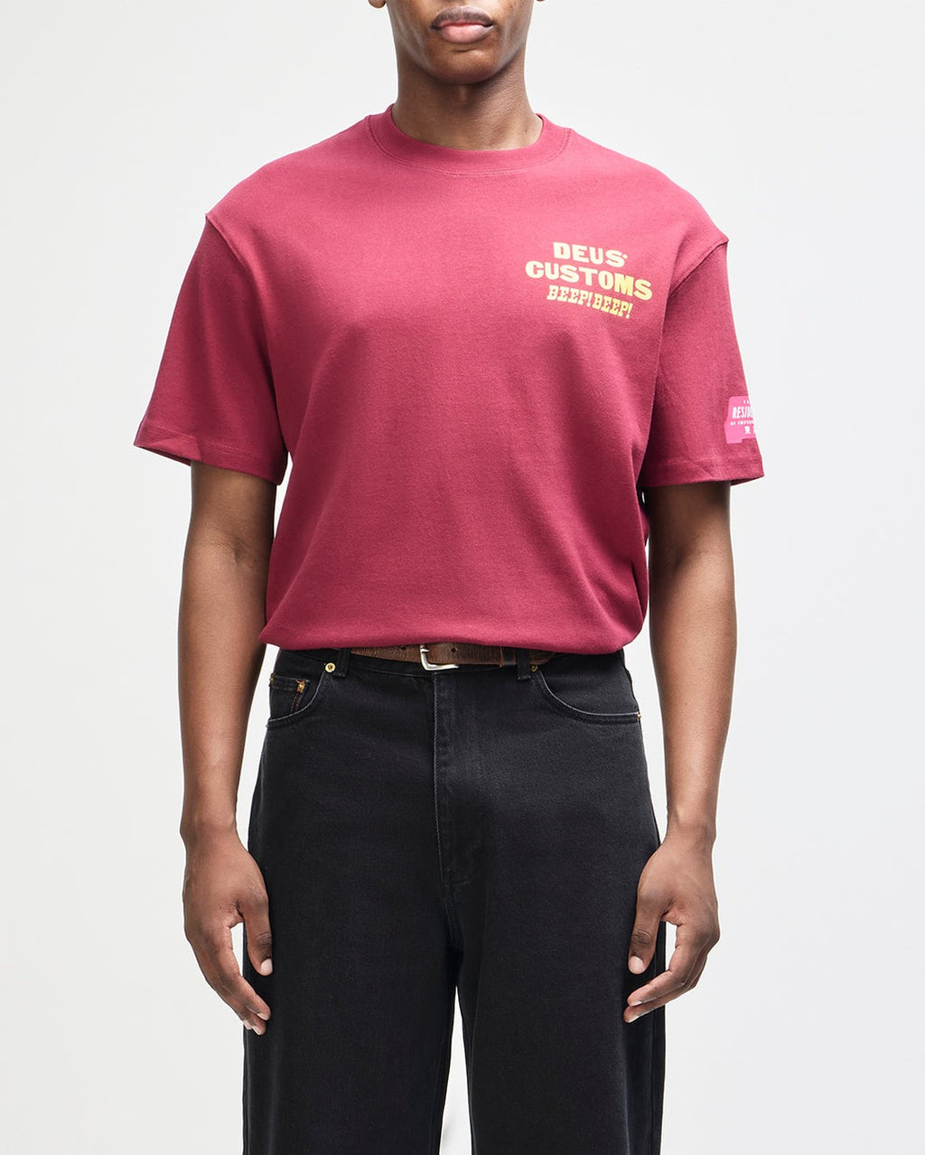 Bloomers Os Tee - Biking Red - Deus Ex Machina