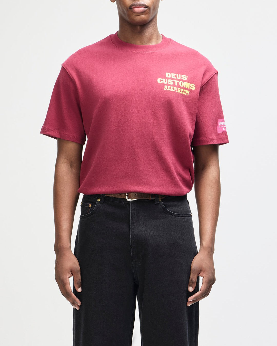Bloomers Os Tee - Biking Red - Deus Ex Machina