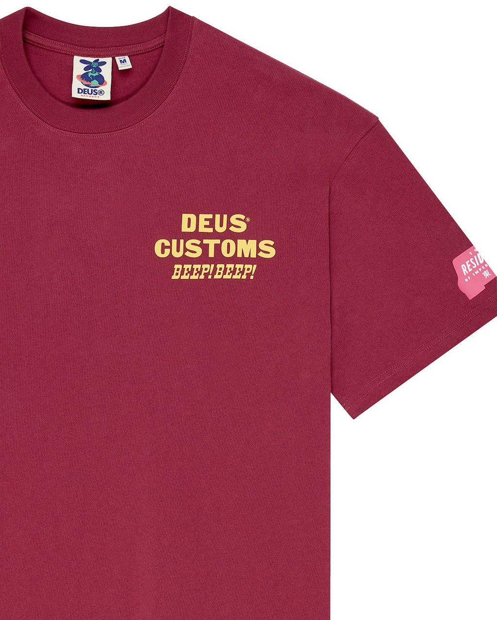 Bloomers Os Tee - Biking Red - Deus Ex Machina