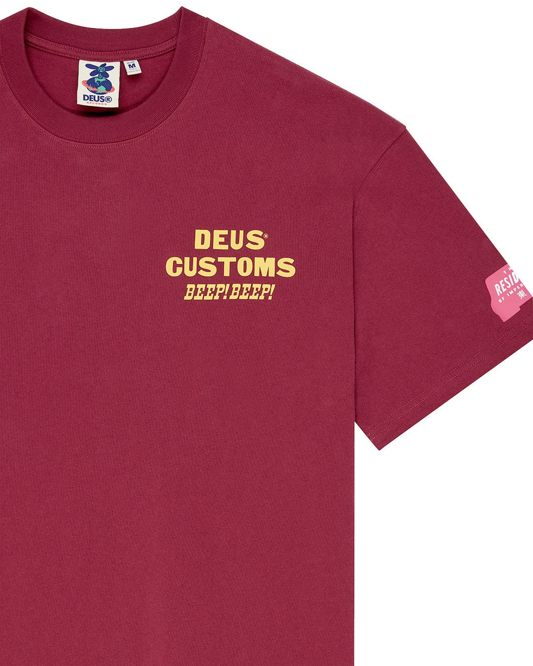 Bloomers Os Tee - Biking Red - Deus Ex Machina