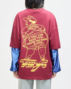 Bloomers Os Tee - Biking Red - Deus Ex Machina
