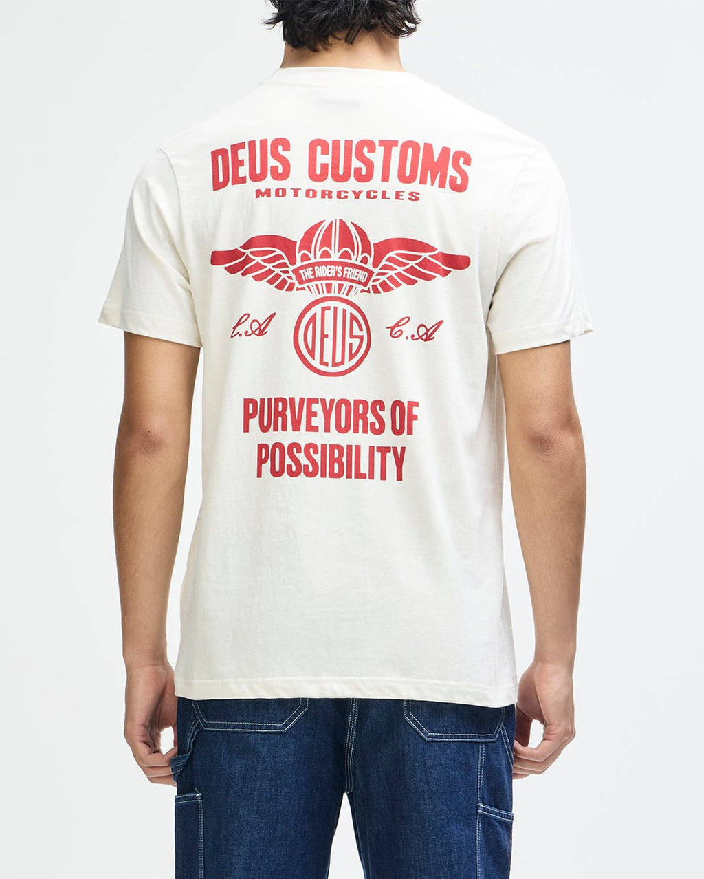 Cutaway Tee - Vintage White - Deus Ex Machina