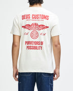 Cutaway Tee - Vintage White - Deus Ex Machina