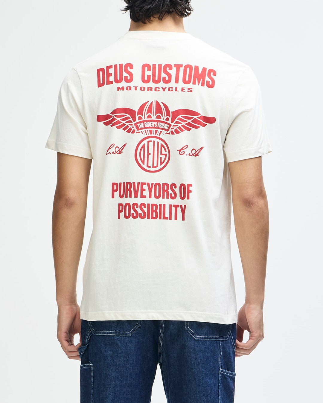 Cutaway Tee - Vintage White - Deus Ex Machina