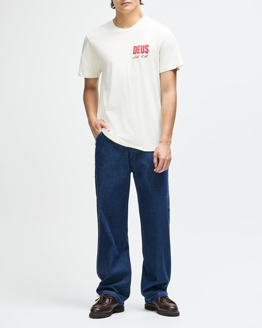 Cutaway Tee - Vintage White - Deus Ex Machina