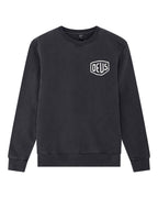 Shield Garment Dyed Crew - Black - Deus Ex Machina