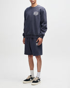 Shield Garment Dyed Crew - Black - Deus Ex Machina