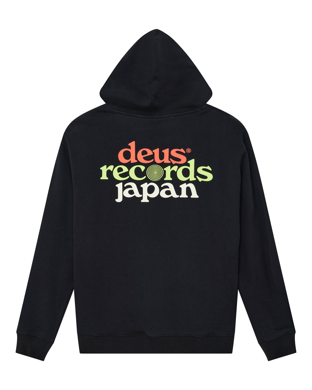 Deus Ex Machina Strata Zip Hoodie - Black | Wally NZ