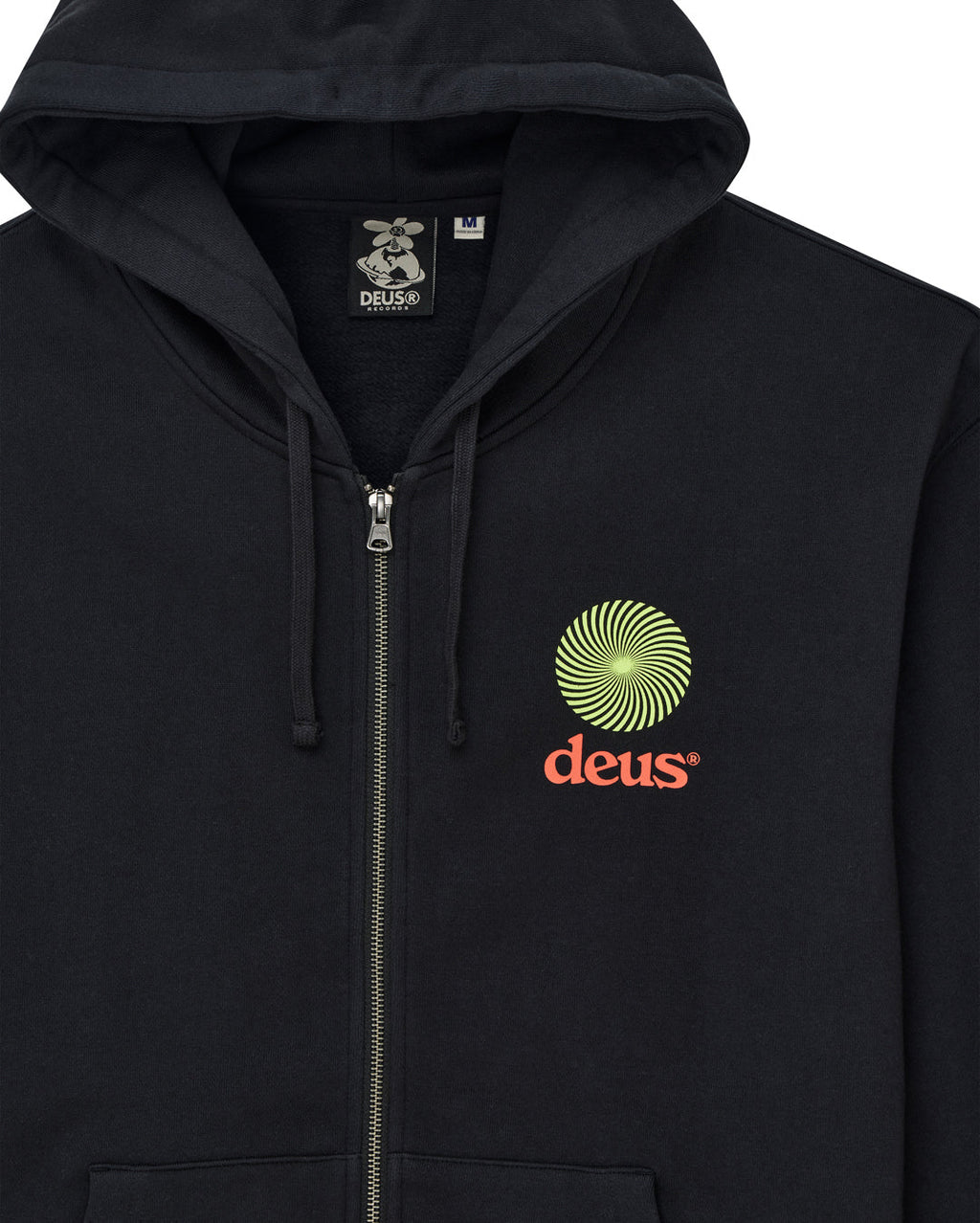 Strata Zip Hoodie - Black - Deus Ex Machina