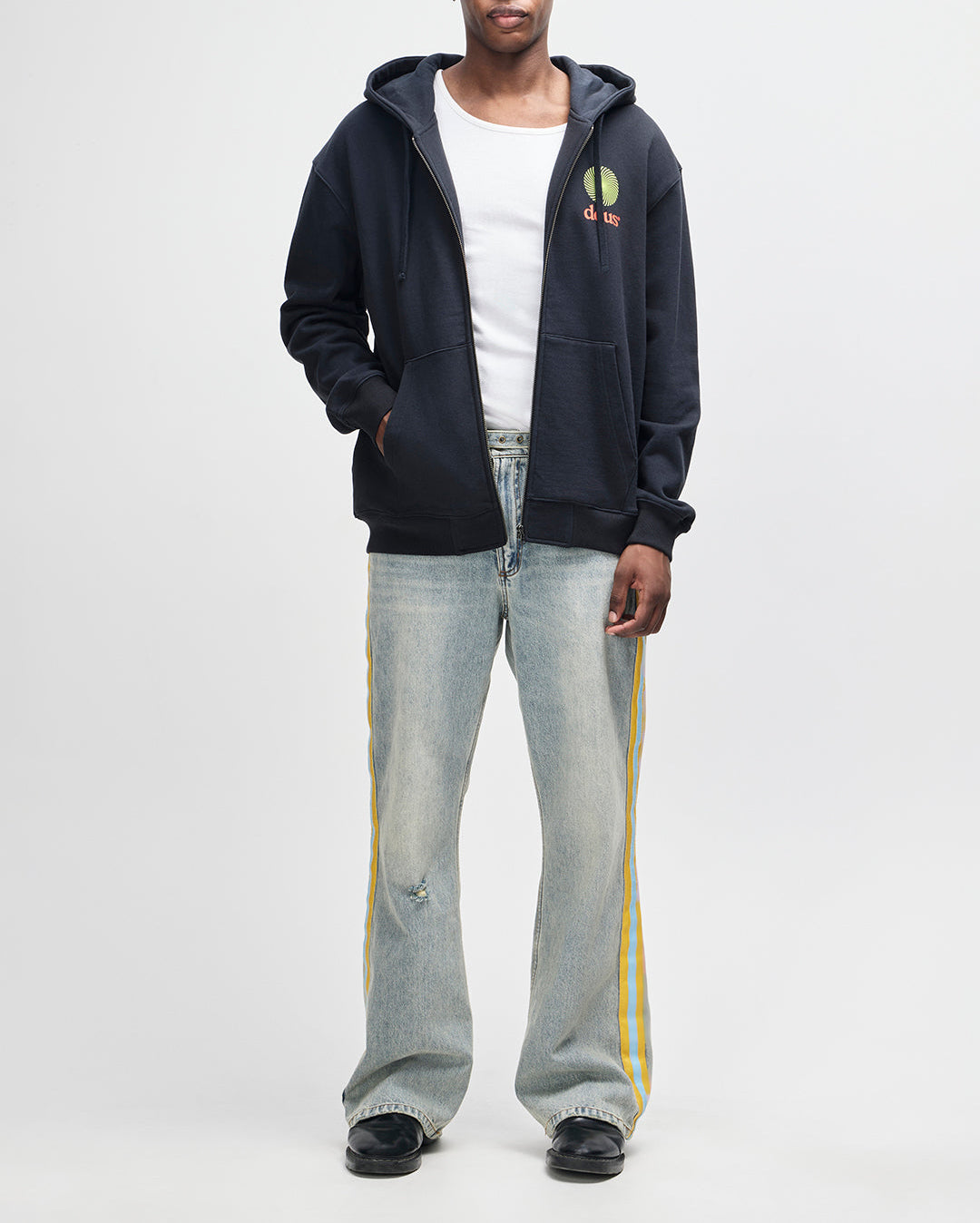 Strata Zip Hoodie - Black - Deus Ex Machina