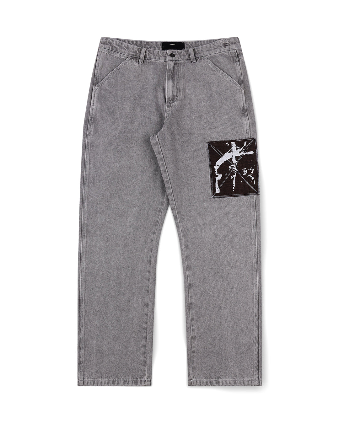 Distend Denim Pant - Washed Grey - Former