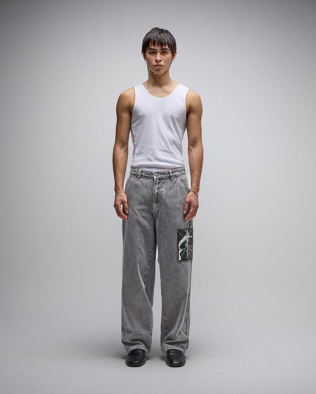 Distend Denim Pant - Washed Grey - Former