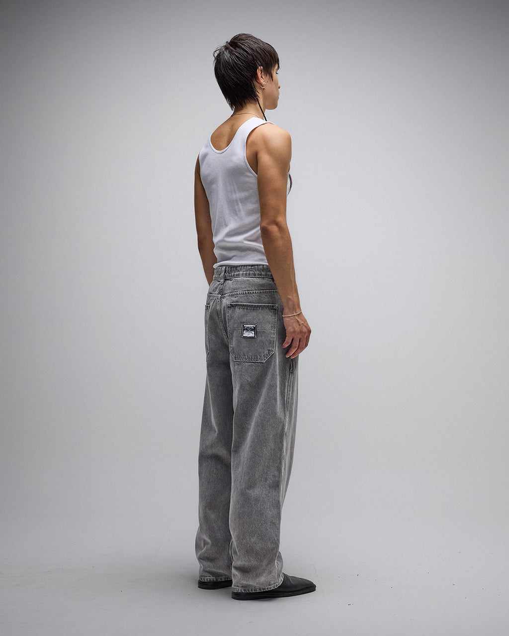 Distend Denim Pant - Washed Grey - Former