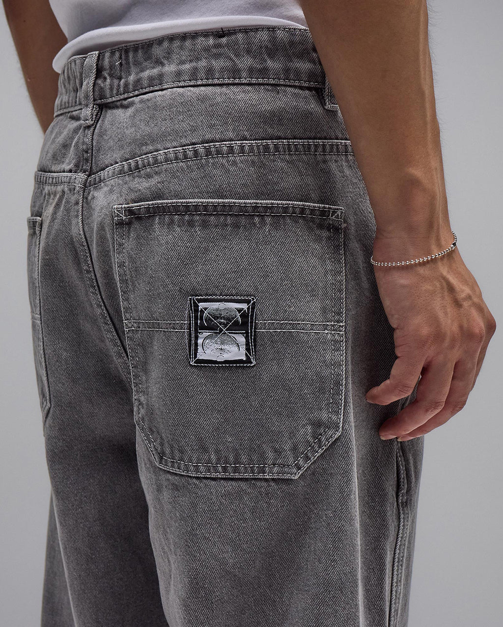 Distend Denim Pant - Washed Grey - Former