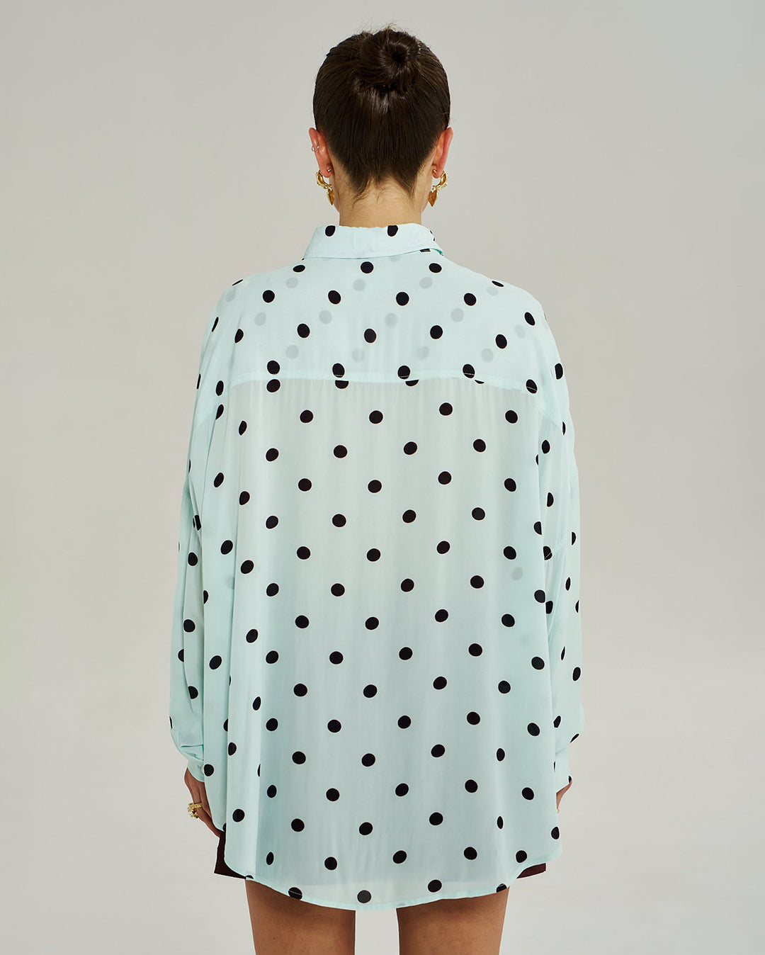Dotty Long Sleeve Shirt - Pinot Drop - Summi Summi