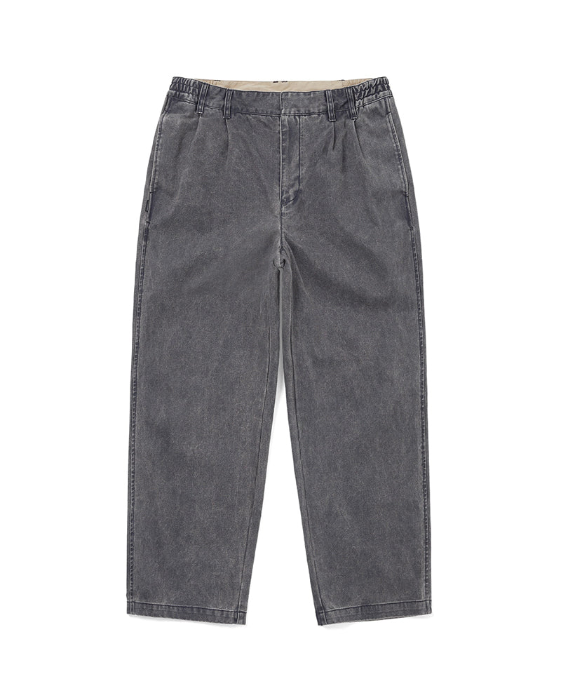 Double Pleated Wide Pant - Navy - thisisneverthat