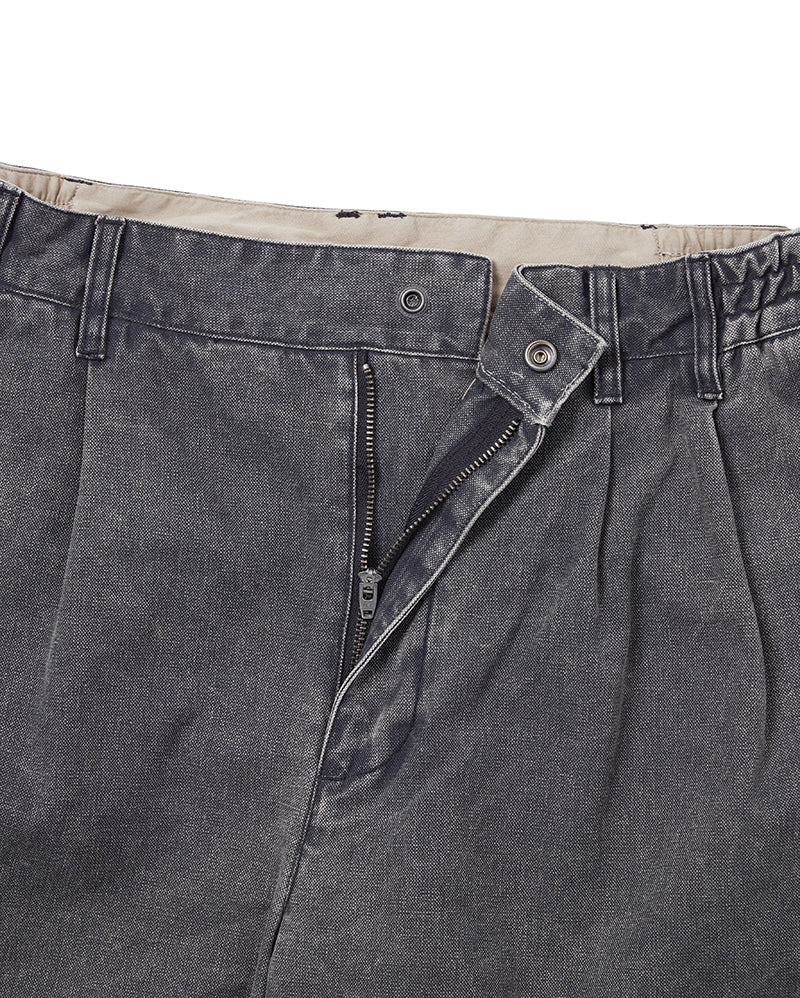 Double Pleated Wide Pant - Navy - thisisneverthat