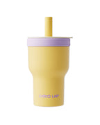 Dual-Layer Tumbler 570ml - White/Green - Chako Lab
