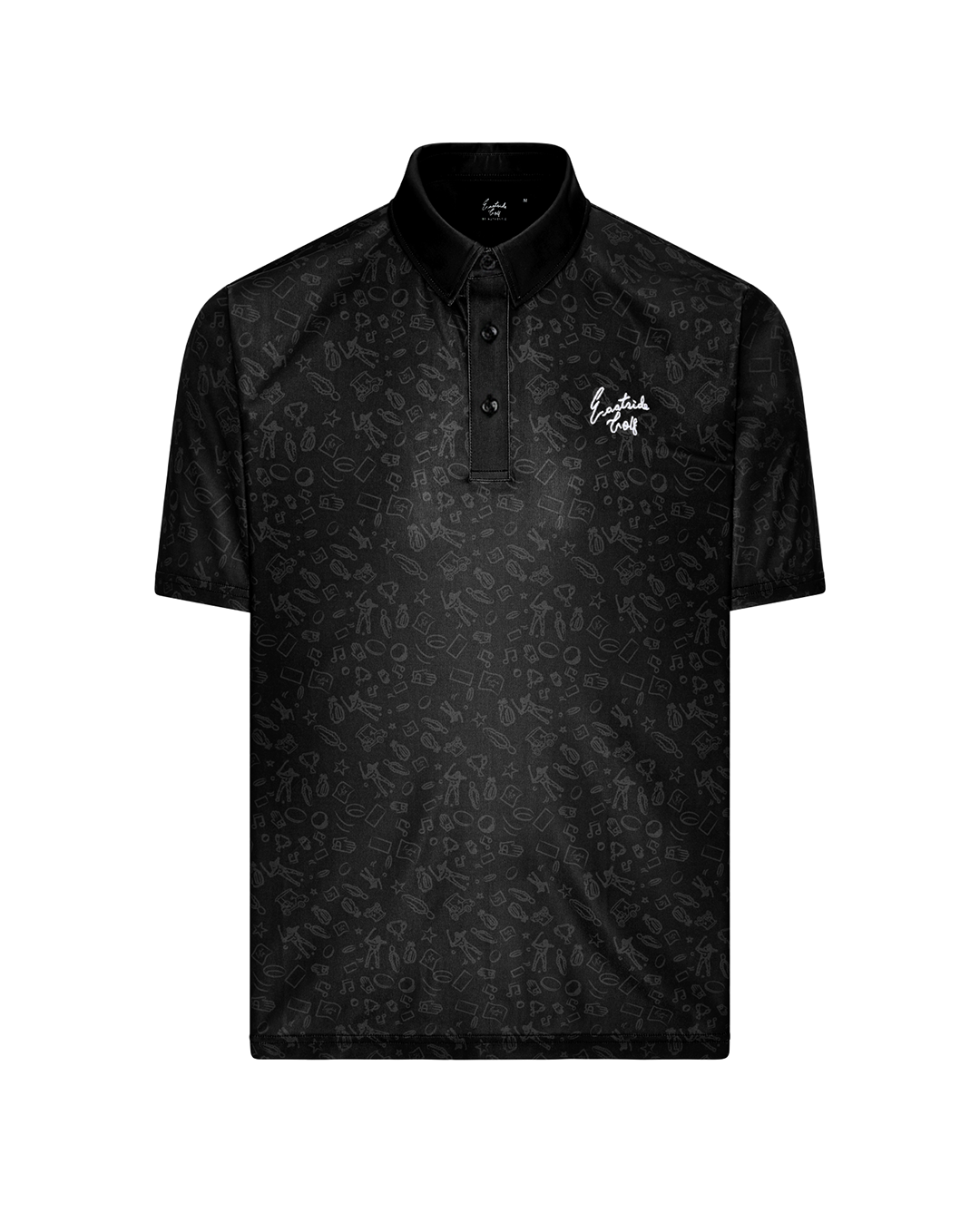 Signature Polo - Black/Charcoal
