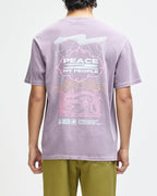 Easy Peacey Tee - Grape Purple - Deus Ex Machina
