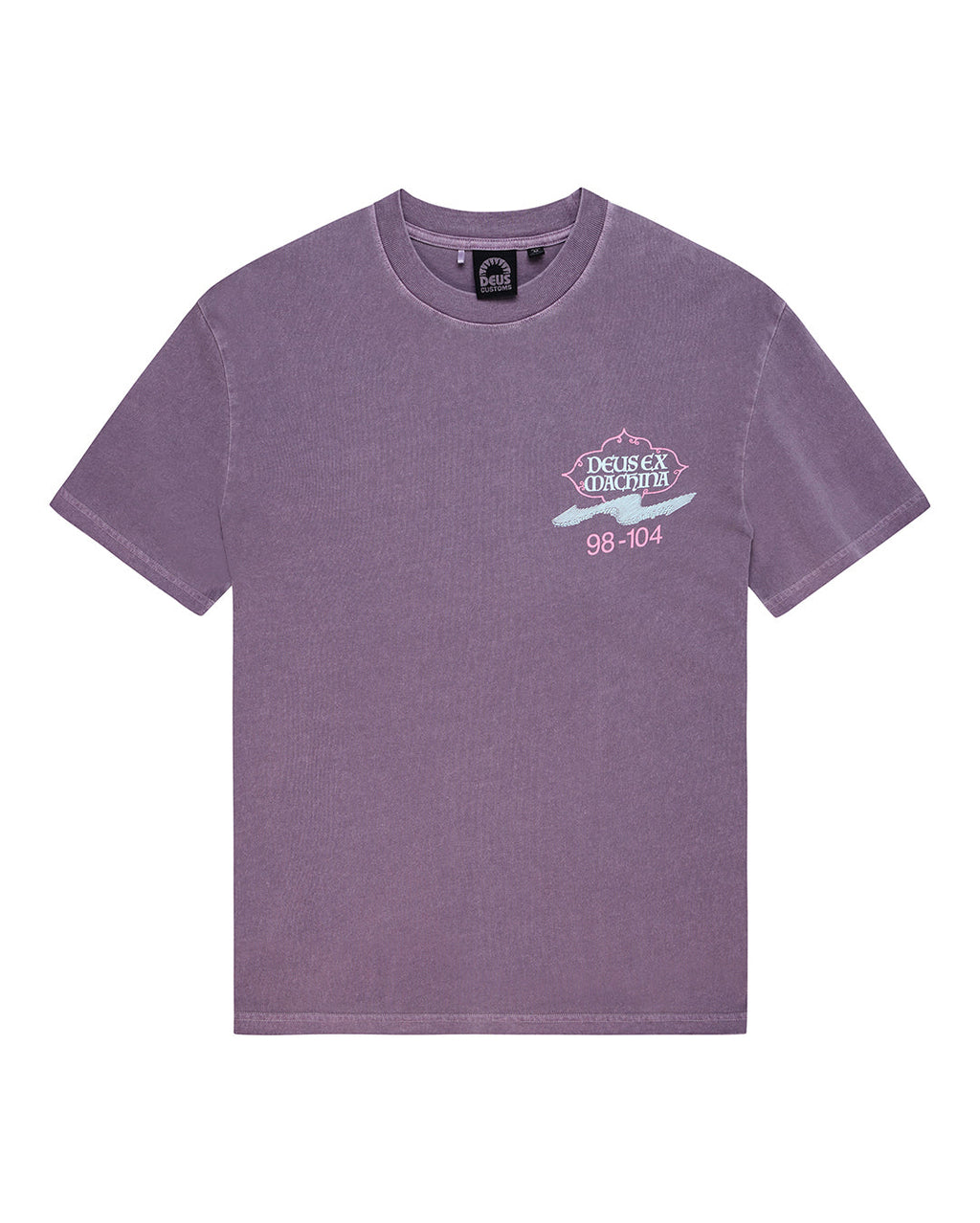 Easy Peacey Tee - Grape Purple - Deus Ex Machina