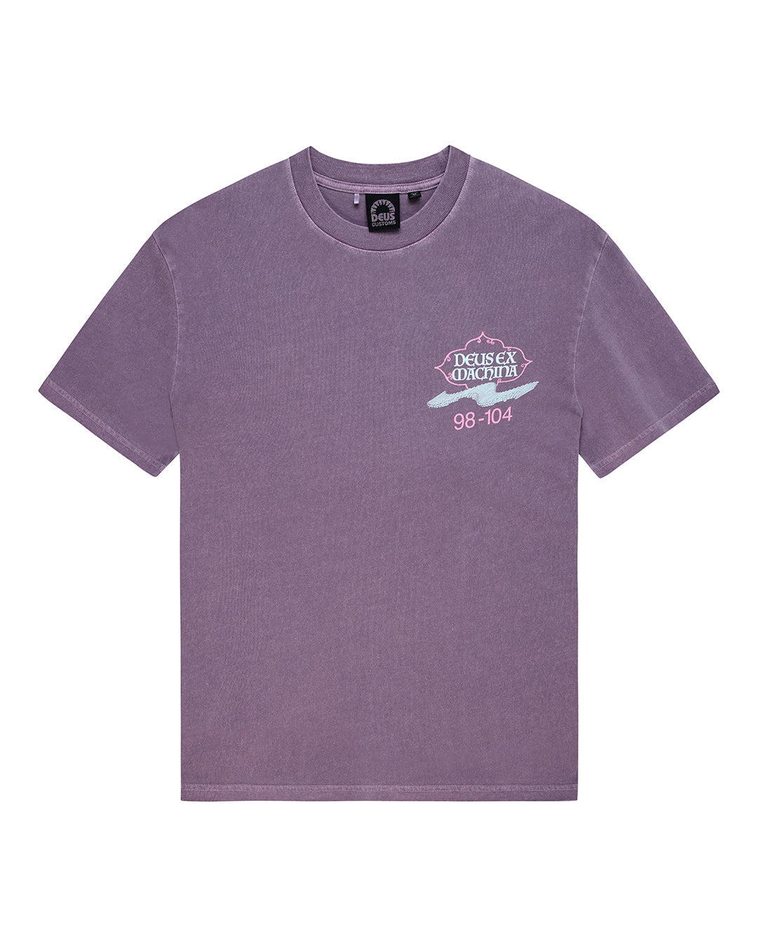 Easy Peacey Tee - Grape Purple - Deus Ex Machina