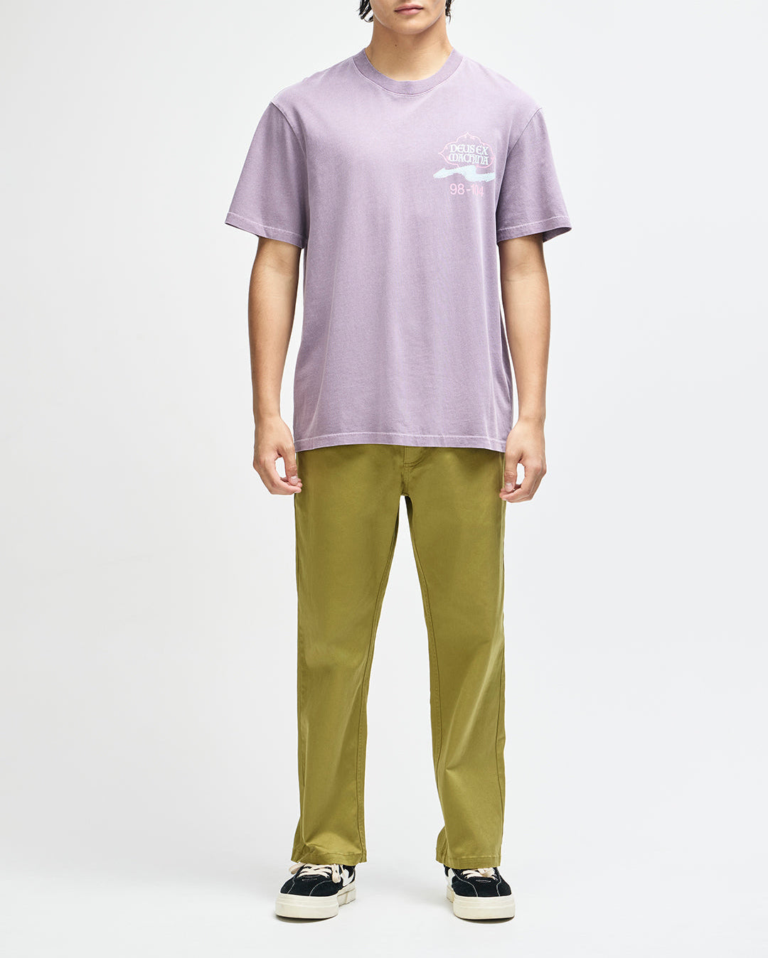 Easy Peacey Tee - Grape Purple - Deus Ex Machina