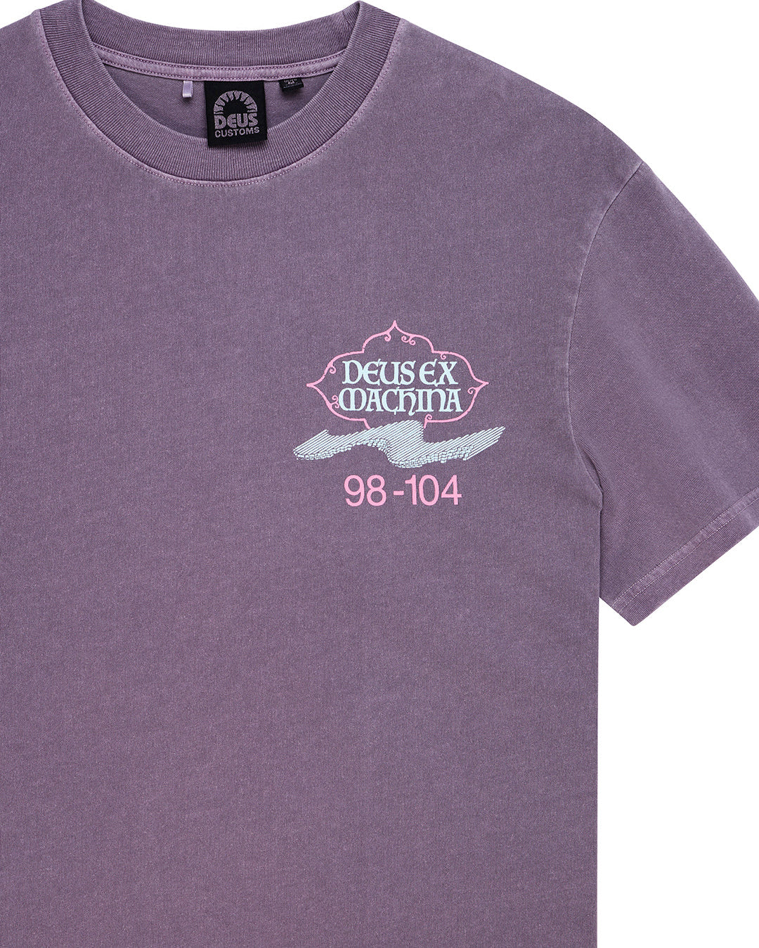 Easy Peacey Tee - Grape Purple - Deus Ex Machina